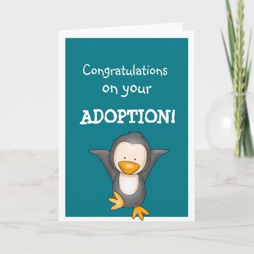 Adoption congratulations card