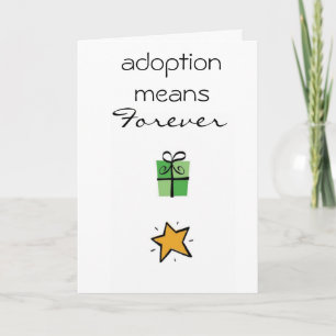 adoption congratulations card