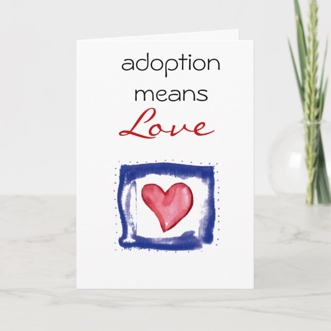 adoption congratulations card (Front)