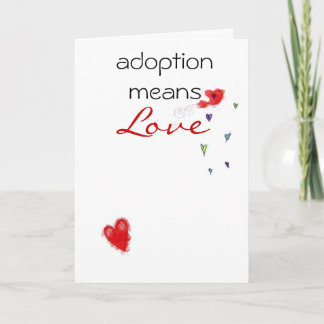 adoption congratulations card