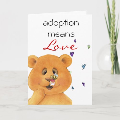 adoption congratulations card