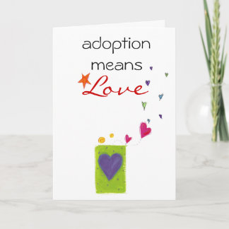 adoption congratulations card