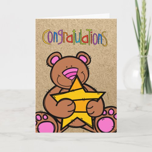 Adoption congratulations greetings card