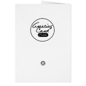 Adoption Day Announcement Photo Greeting Card (Back)