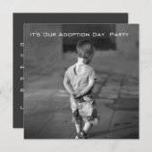 adoption day party invitation (Front/Back)