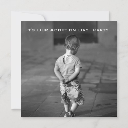 adoption day party invitation