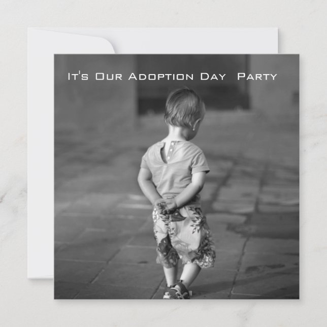adoption day party invitation (Front)