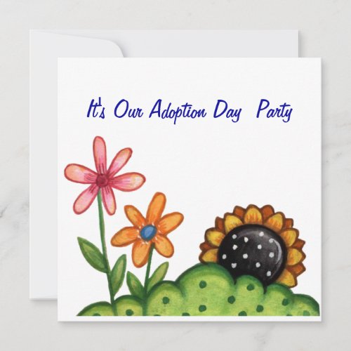 adoption day party invitation