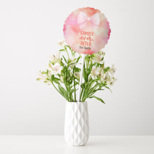 Adoption Foster Child family Ever After  Girl Pink Balloon