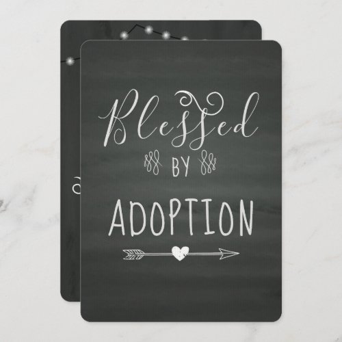 Adoption From Foster Care Announcment_ Party Invitation