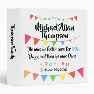 Adoption From Foster Care Photo Album Life Book Binder