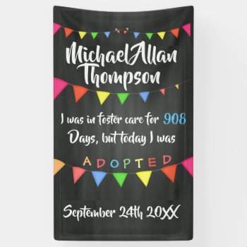Adoption From Foster Care Sign Custom by TheFosterMom at Zazzle