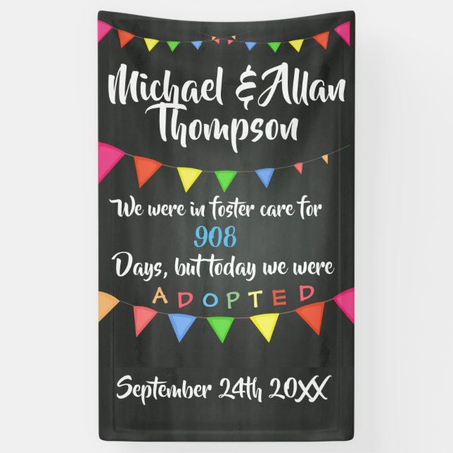 Adoption from Foster Care Sign Custom (Vertical)