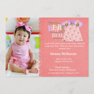 Adoption Girl Announcement