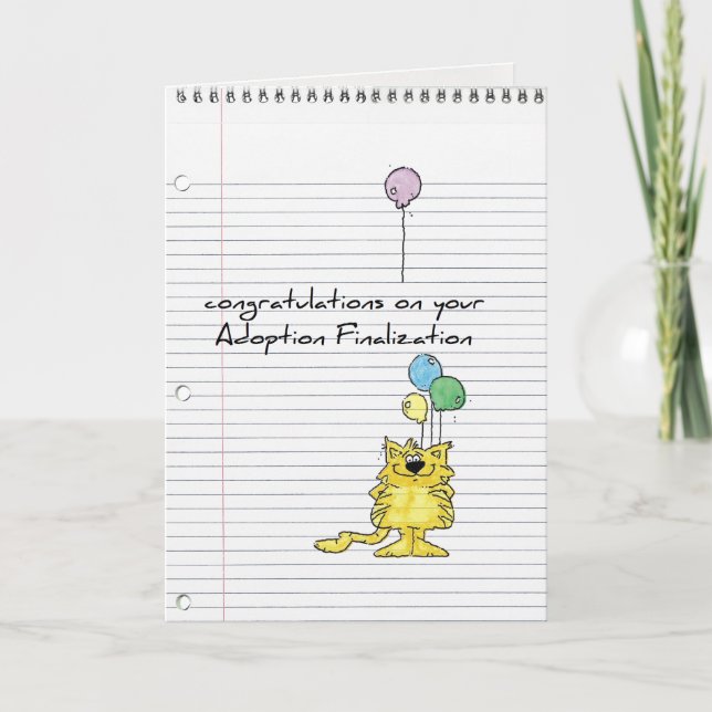 adoption greeting card (Front)