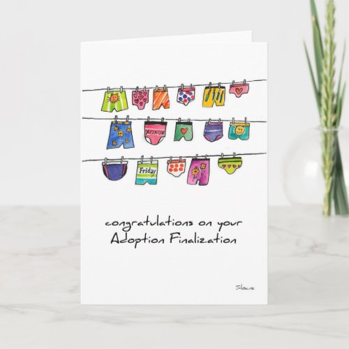 adoption greeting card