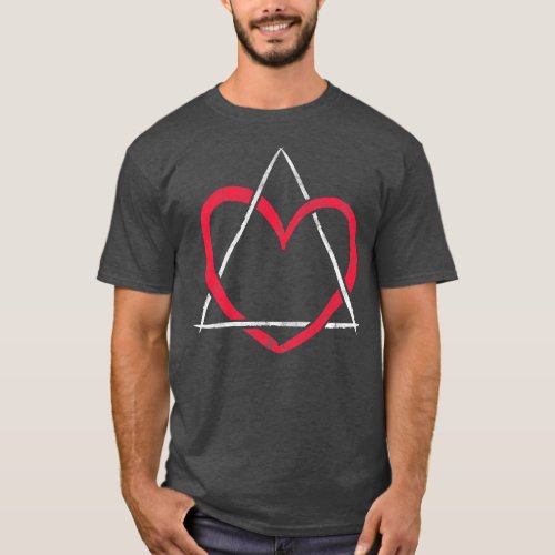 Adoption Heart Love Symbol Foster Child Mom Dad T_Shirt