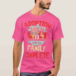 Adoption I Family Skeleton Love Daughter Heart Son T-Shirt