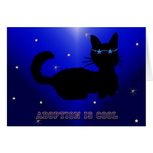 Adoption is cool cards (Front Horizontal)