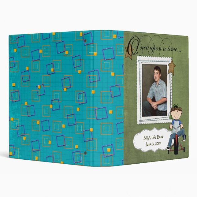 adoption life book 3 ring binder (Background)