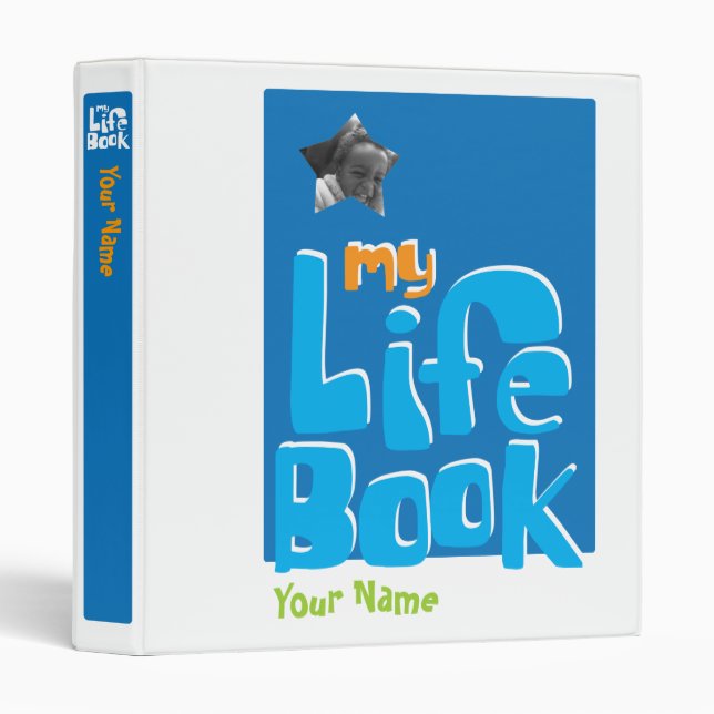 Adoption Life Book 3 Ring Binder (Front/Spine)