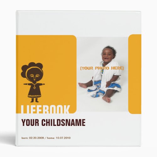 Adoption Life Book Binder