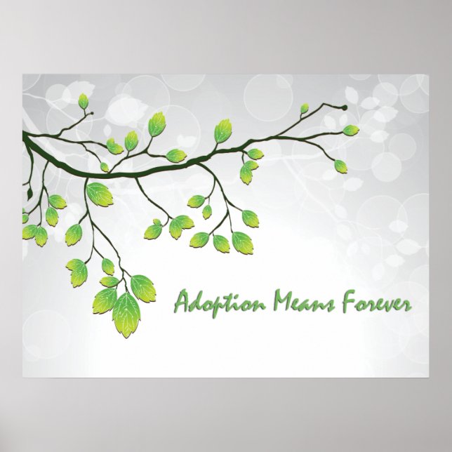 Adoption Means Forever Poster (Front)