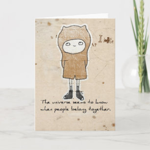 adoption of greeting card