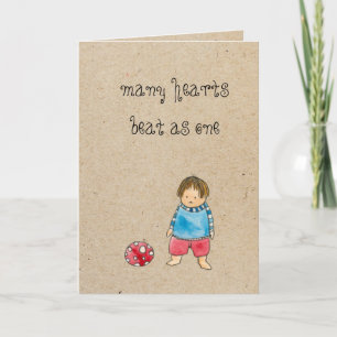 adoption of greeting card