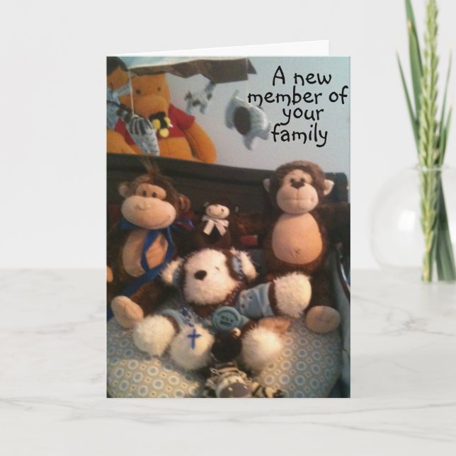 ADOPTION OF NEW BABY CARD (Front)