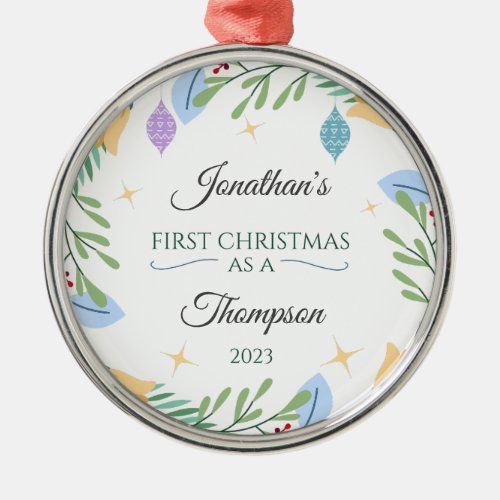 Adoption Ornament Personalized as First Christmas