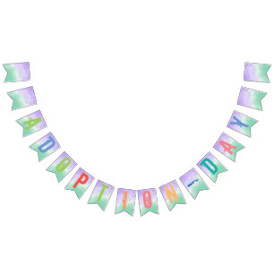 Adoption Party Collection Bunting Flags