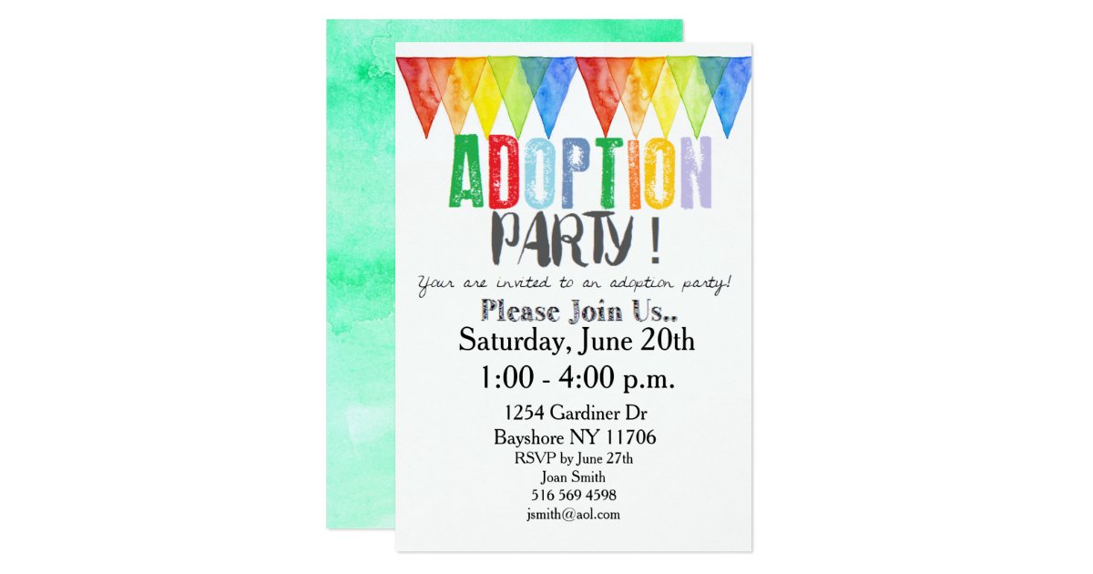 Adoption Party Invites | Zazzle.com