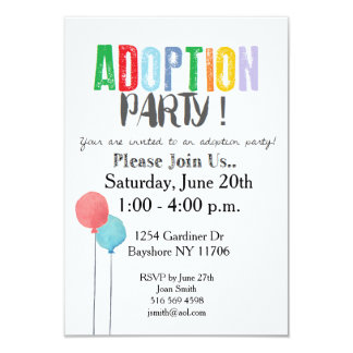 Adoption Celebration Invitations 3