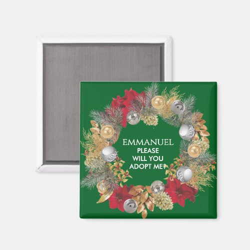 Adoption PLEASE ADOPT ME Bonus Dad Christmas Magnet