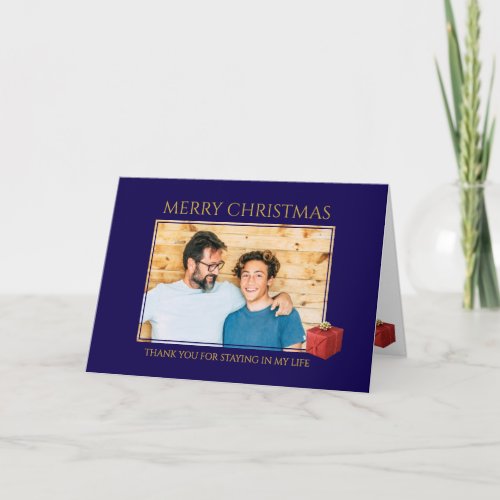 Adoption Proposal Custom Photo Christmas Holiday Card