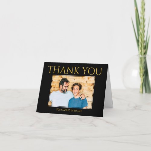 Adoption Proposal Custom Photo Thank You Card