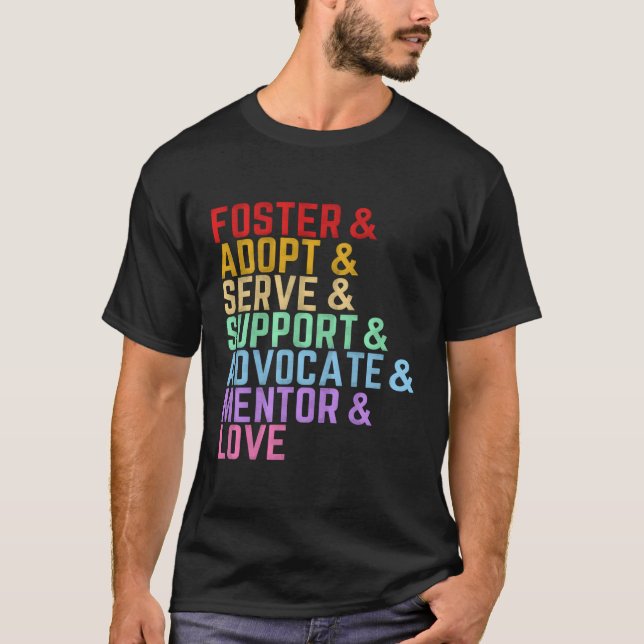 Adoption Quotes Foster Adoption T-Shirt (Front)