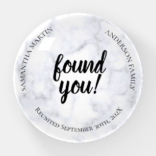 Adoption reunion paperweight