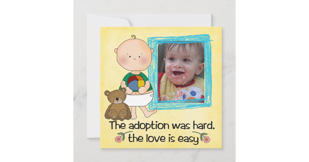 adoption shower invitation | Zazzle
