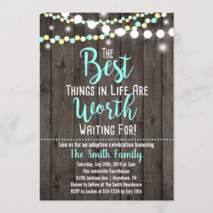Adoption Shower Invitation