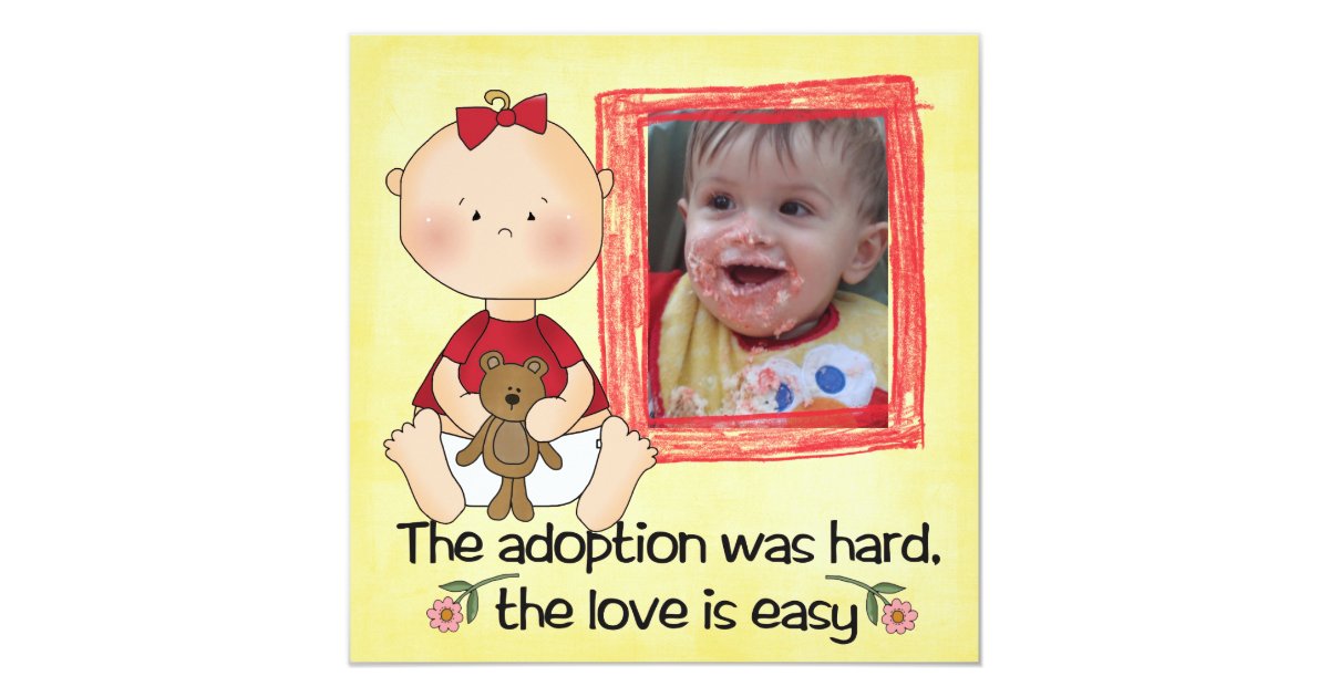 adoption shower invitation | Zazzle.com