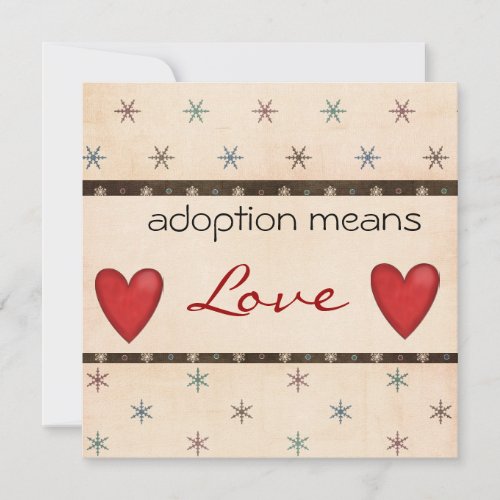 Adoption Shower Invite