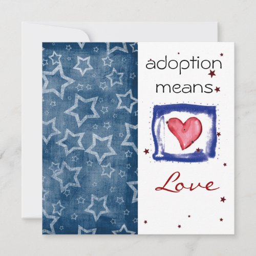 Adoption Shower Invite