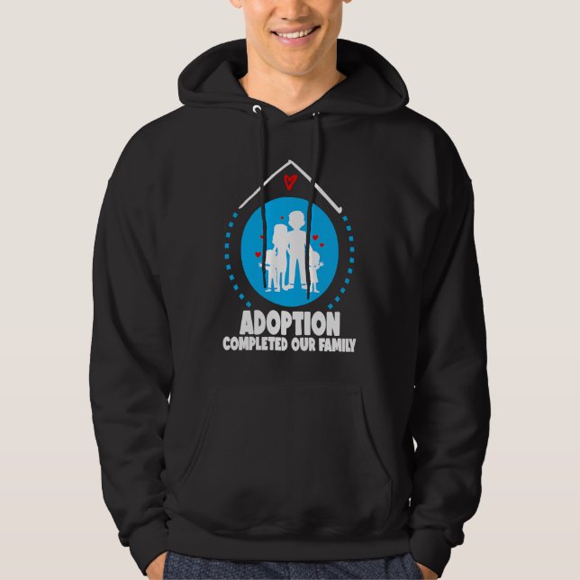 Adoption Symbol idea for Adopting Children Family Hoodie (Front)