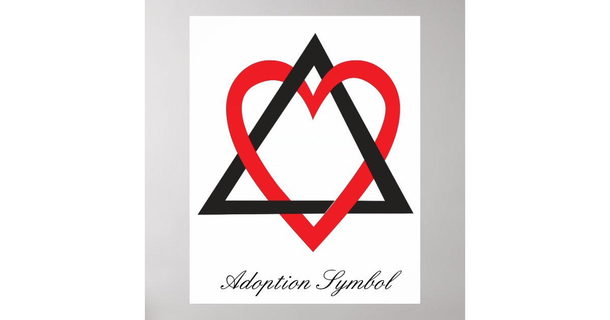 Adoption Symbol Poster | Zazzle.com