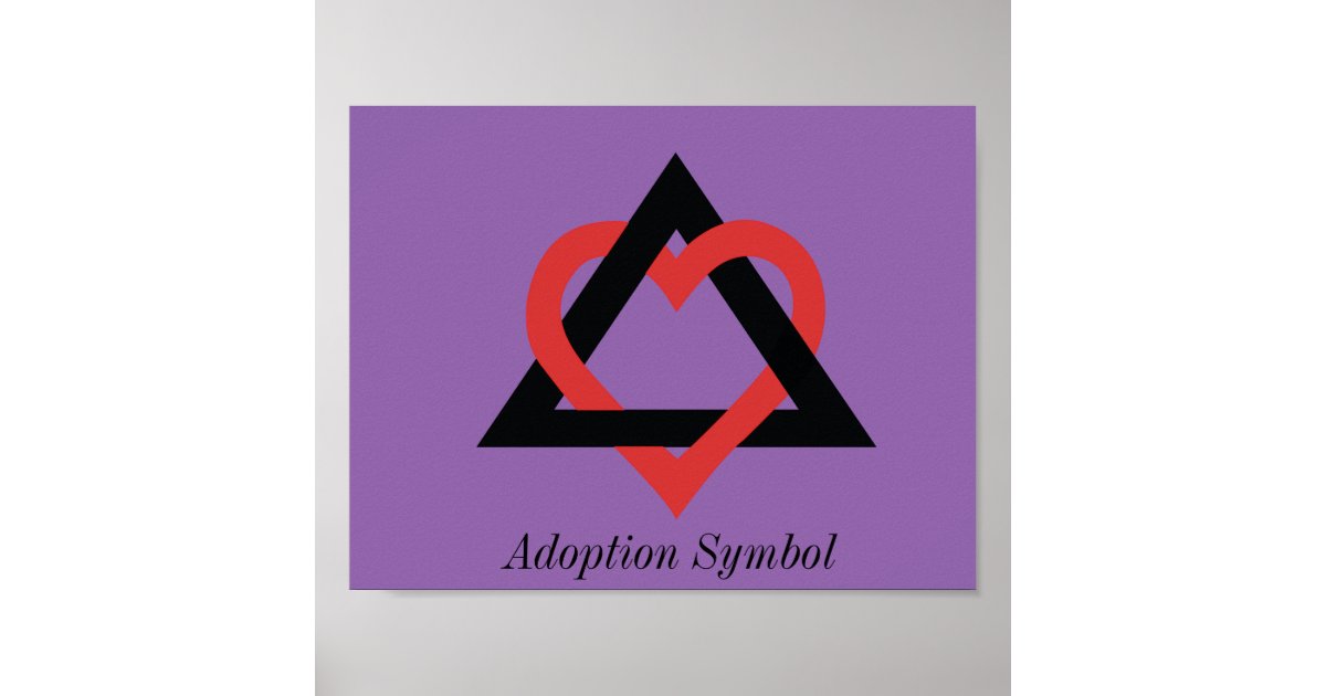 Adopt Symbol Adoption Symbol Poster | Zazzle