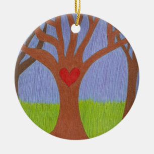 Adoption Tree Ceramic Ornament