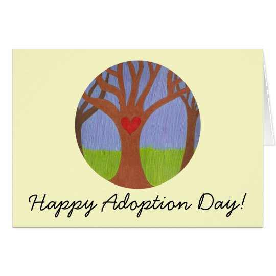 Adoption Tree Happy Adoption Day! Card