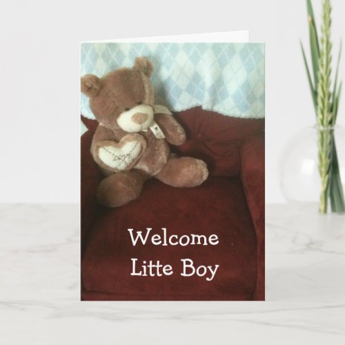 ADOPTION_WELCOME BABY BOY CARD